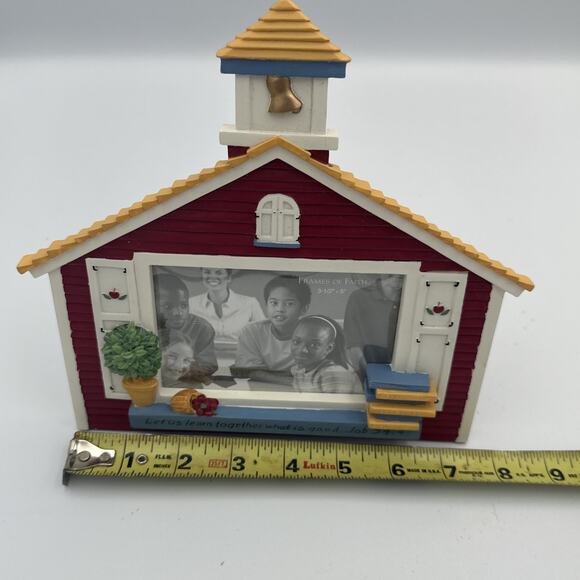 School House Picture Frame 3.5 X 5 Photo Inspirio by Zondervan Job 34:4 Teacher - Picture 9 of 10
